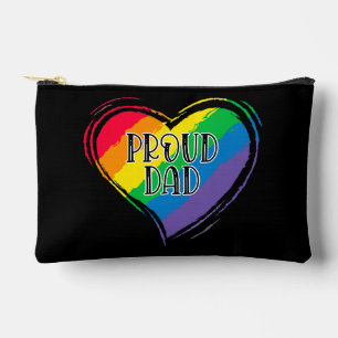 Rainbow Heft Flag Proud Vater LGBT Gay Pride Monat Zubehörtasche