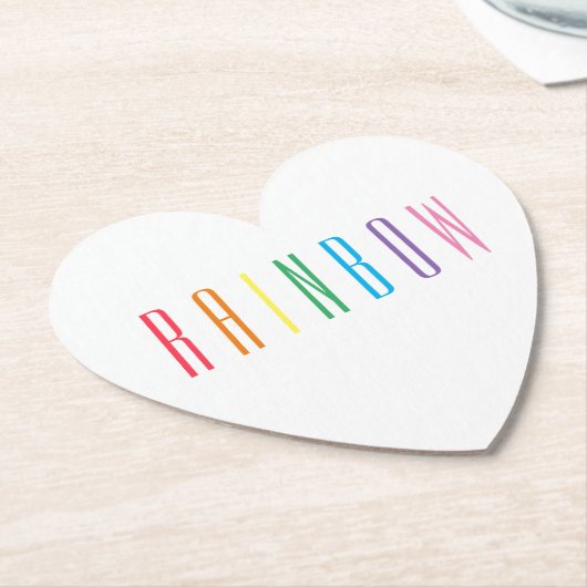 RAINBOW Heftpapier-Untersetzer Untersetzer (angewinkelt)