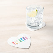 RAINBOW Heftpapier-Untersetzer Untersetzer (Vor Ort)