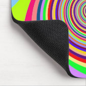 Rainbow hell Psychedelic Swirl Mousepad (Ecke)