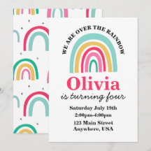 Rainbow Helle Farben Geburtstag