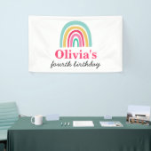Rainbow Helle Farben Geburtstagsparty Banner (Messeveranstaltung)