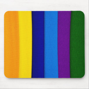 Rainbow-Helle Streifen Mousepad