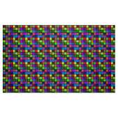 Rainbow-Hellneon-Farbmuster Stoff (Fat Quarter (45,7 x 55,9 cm))