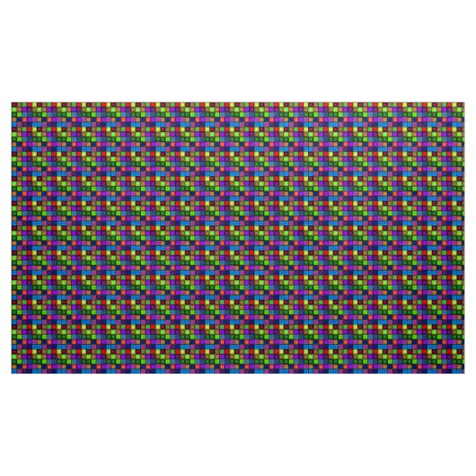 Rainbow-Hellneon-Farbmuster Stoff (Yard (91,4 cm))