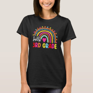 Rainbow Hello 3. Klasse Zurück zur dritten Klasse T-Shirt