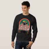 Rainbow Hello Third Grade Back To School Sweatshirt (Vorne ganz)