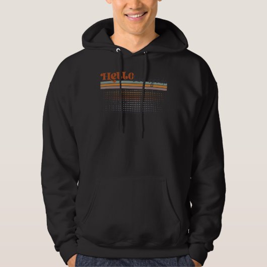 Rainbow Hello Third Grade Teacher First Day Hoodie (Vorderseite)