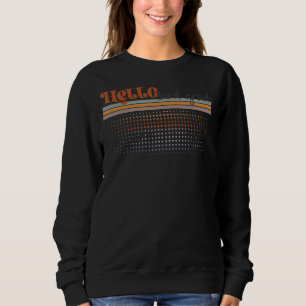 Rainbow Hello Third Grade Teacher First Day Sweatshirt