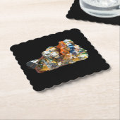 Rainbow Hematite Crystal Untersetzer (angewinkelt)