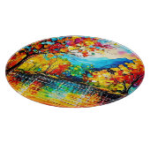 Rainbow Herbst Kunst, Dichtung und Musik Schneidebrett (Ecke)