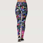 Rainbow-Herbstlaube Leggings (Rückseite)