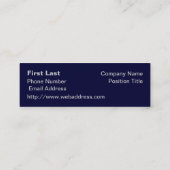 Rainbow Herringbone Brick Stained Glass Window Mini Visitenkarte (Rückseite)