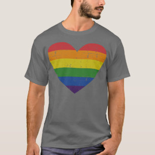 Rainbow-Herz für Schwule und Lesben T-Shirt