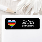 Rainbow-Herz-Label (Insitu)