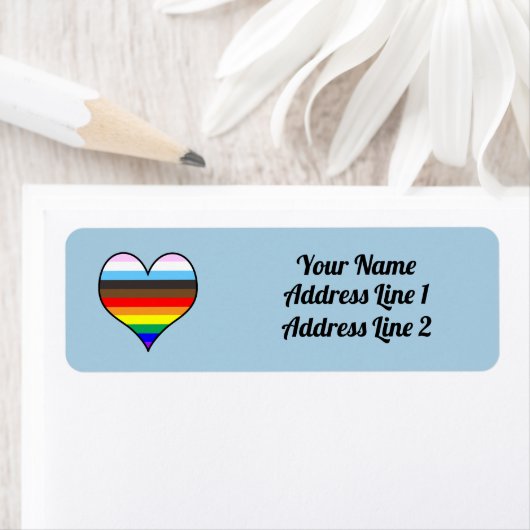 Rainbow-Herz-Label (Insitu)