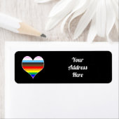 Rainbow-Herz-Label (Insitu)