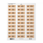 Rainbow-Herz-Label (Vorne)