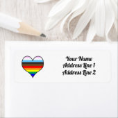 Rainbow-Herz-Label (Insitu)
