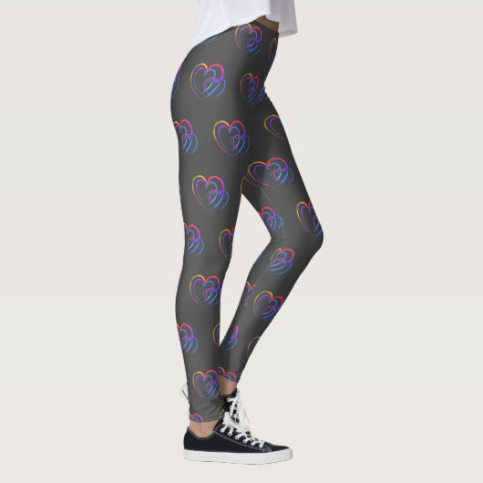 Rainbow-Herz Leggings (Rechts)