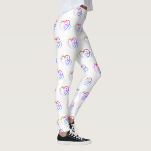 Rainbow-Herz-Leggings Leggings