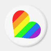 Rainbow-Herz Magnet (Vorne)