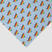 Rainbow-Herz-Muster-Gewebepapier Seidenpapier (Ausschnitt)