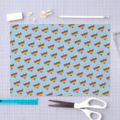 Rainbow-Herz-Muster-Gewebepapier Seidenpapier (Handwerk)