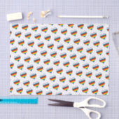 Rainbow-Herz-Muster-Gewebepapier Seidenpapier (Handwerk)