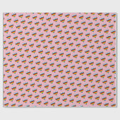 Rainbow-Herz-Musterpapier Geschenkpapier (Flach)