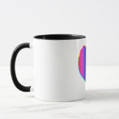 Rainbow-Herz Tasse (Links)