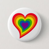 Rainbow-Herztaste Button (Vorderseite)