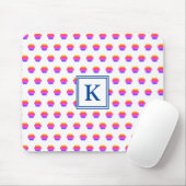 Rainbow Hexagon Geometric | Monogramm Mousepad (Mit Mouse)