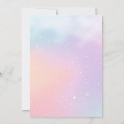 Rainbow-Hexenhair-Background-Halloween-Party Einladung (Rückseite)