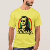 Rainbow Hillary Clinton 2016 - Cool Clinton - LGB T-Shirt (Vorderseite)