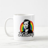 Rainbow Hillary - LGBT-Politik - Kaffeetasse (Links)
