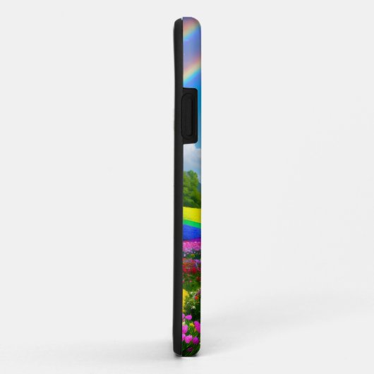 Rainbow Hills and Blume Zwei Case-Mate iPhone Hülle (Hinten/Rechts)