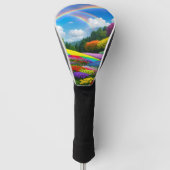 Rainbow Hills and Blume Zwei Golf Headcover (Vorderseite)