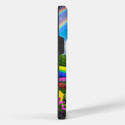 Rainbow Hills and Blume Zwei iPhone Hülle (Rechte Seite)