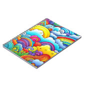 Rainbow-Hintergründe Notizblock (Linke Seite)
