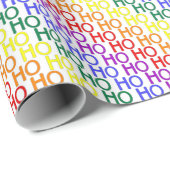 Rainbow Ho Ho Ho Musterpapier Geschenkpapier (Rolleneckpunkt)