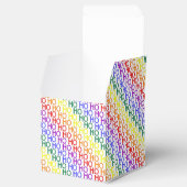 Rainbow Ho Ho Ho Pattern Geschenkboxen Geschenkschachtel (Geöffnet)