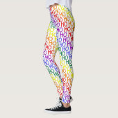 Rainbow Ho Ho Ho Pattern Leggings (Links)