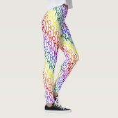 Rainbow Ho Ho Ho Pattern Leggings (Rechts)