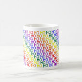 Rainbow Ho Ho Ho Pattern Tasse (Mittel)