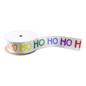 Rainbow Ho Ho Ho Ribbon Satinband (Spule)