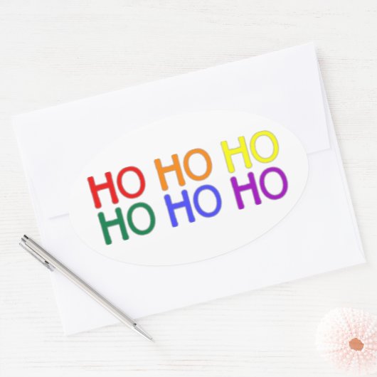 Rainbow Ho Ho Stickers (Umschlag)