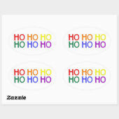 Rainbow Ho Ho Stickers (Blatt)