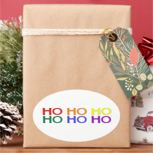 Rainbow Ho Ho Stickers