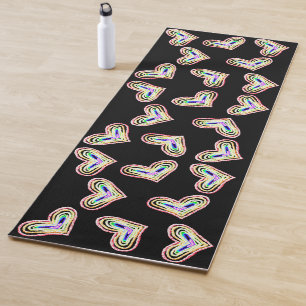 Rainbow-Hochzeitsherz Yogamatte
